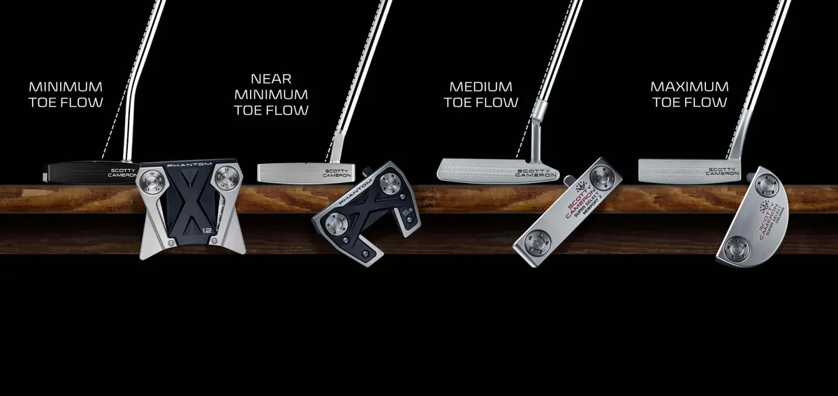 Các mức toe flow của putter Scotty Cameron