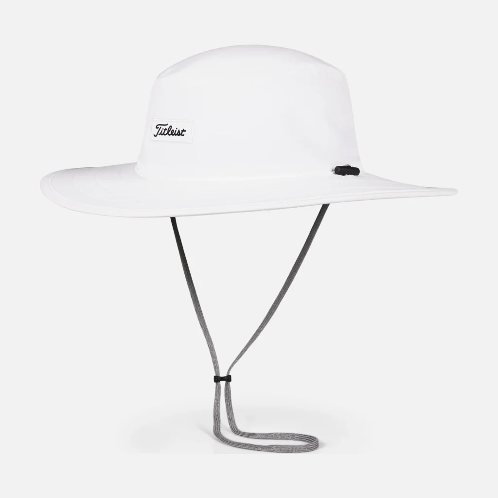 Mũ tai bèo Titleist Charleston Aussie – White / Black