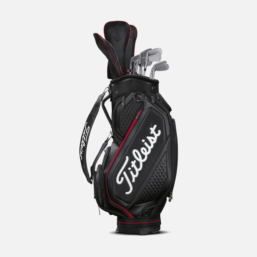 Túi Gậy Titleist Mid Size Bag – Black / Black / Red