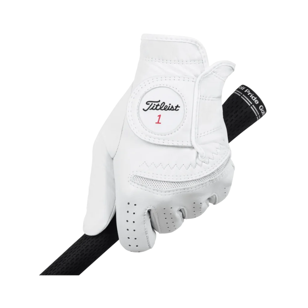 Găng tay golf nữ Titleist Perma-Soft – Pearl (trắng ngọc trai)