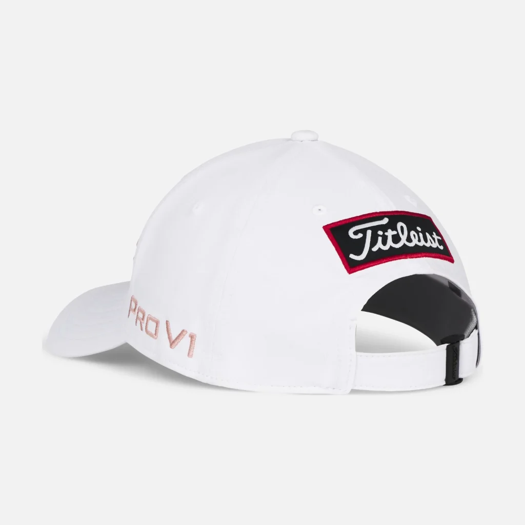 Mũ golf Titleist Tour Performance – White / Soft Pink / Marble