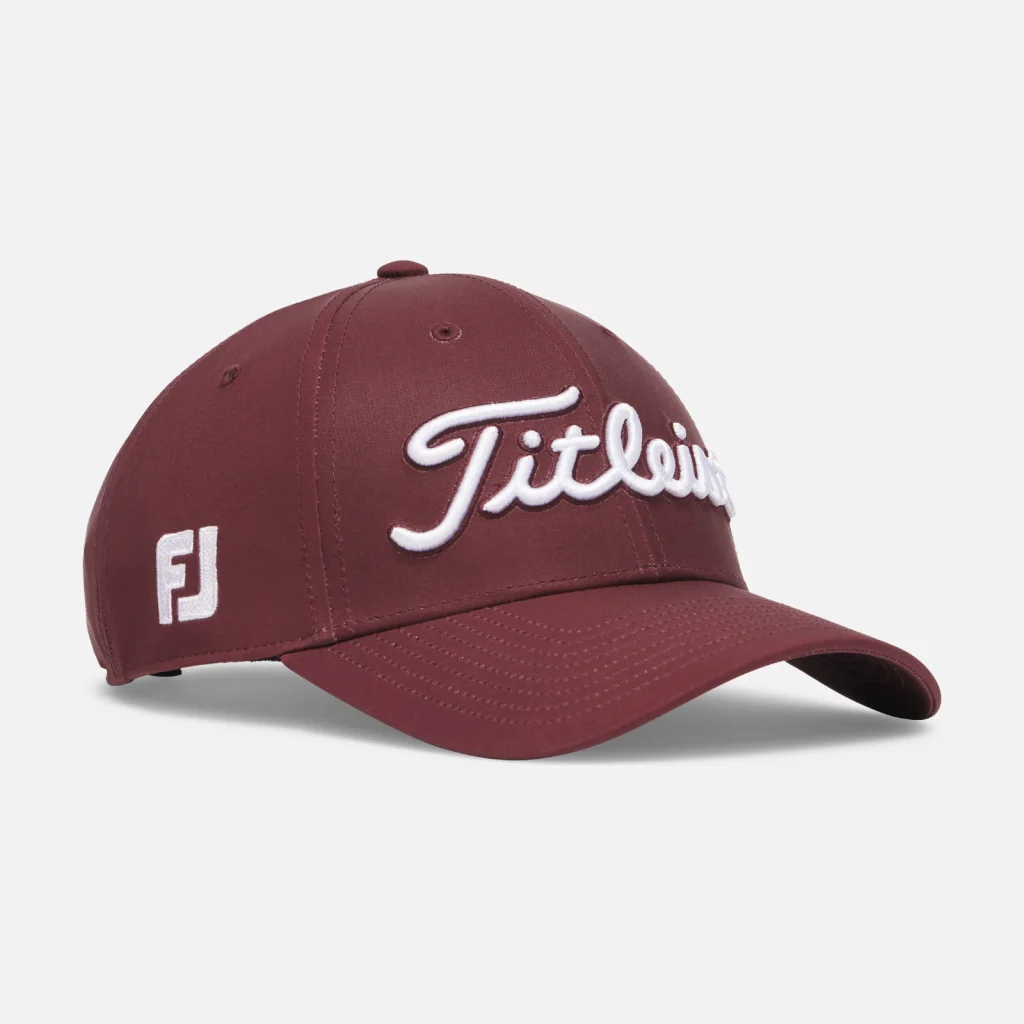 Mũ golf Titleist Tour Performance – Merlot / White