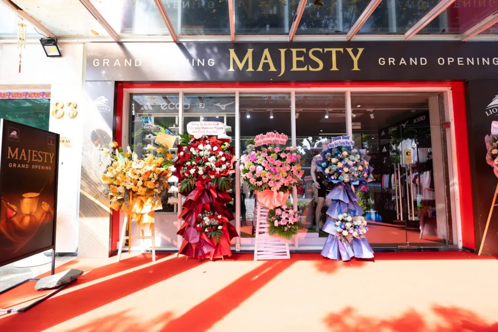 Mặt tiền showroom Majesty tại Golf House Việt Nam