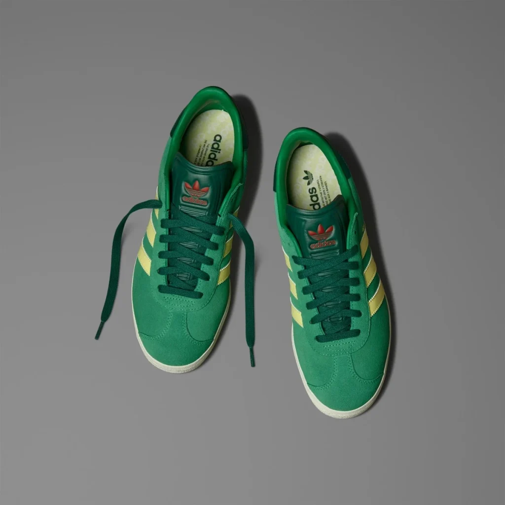 adidas Giày Golf Đinh Liền Gazelle – Unisex – Green / Almost Yellow / Collegiate Green
