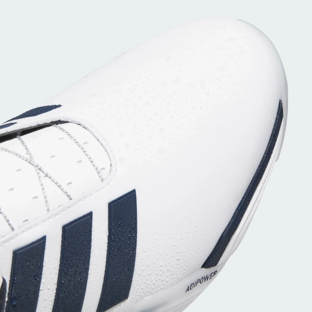 adidas Giày Golf Đinh Liền Adipower 26 BOA – Nam – Cloud White / Collegiate Navy / Lucid Ray Blue