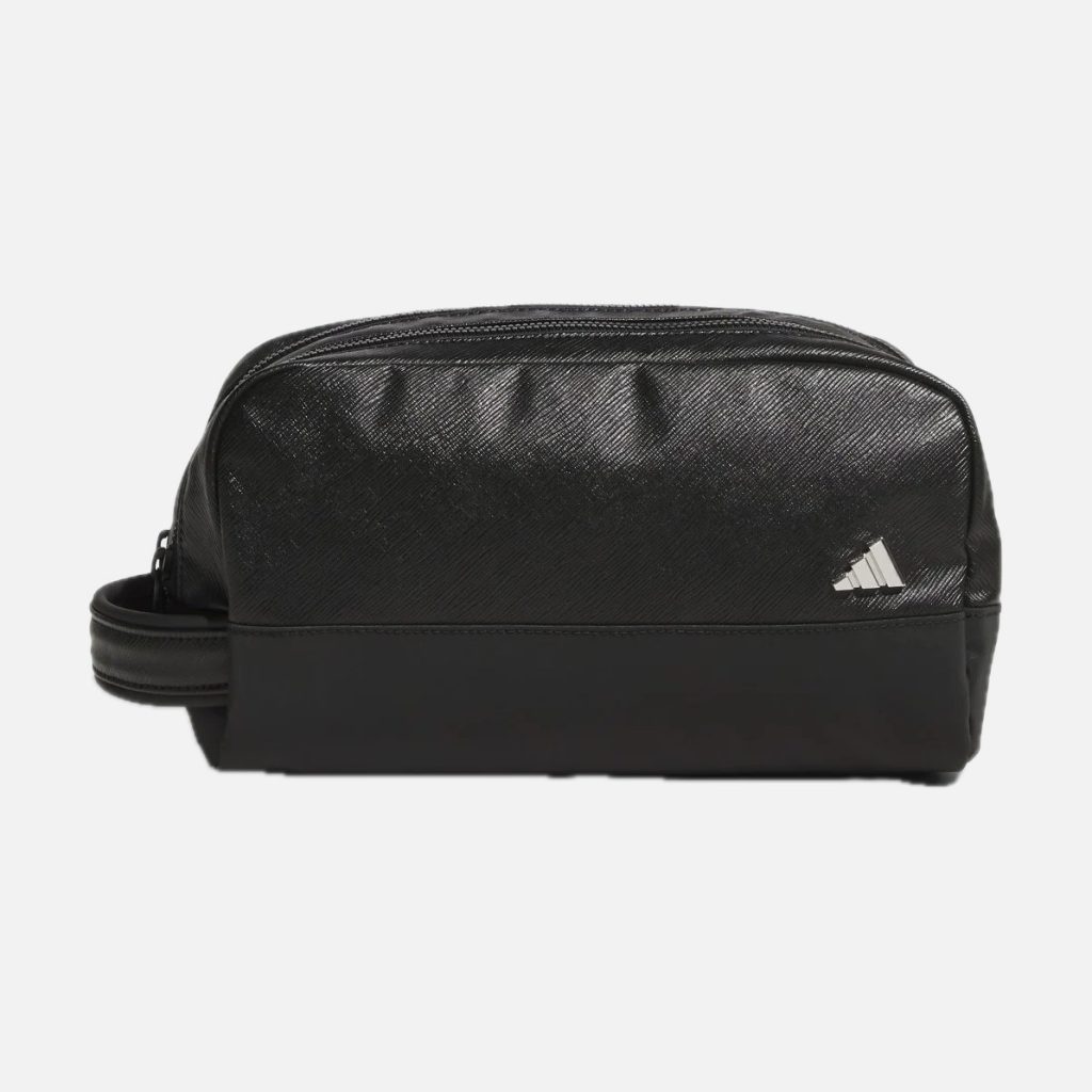 adidas Túi Pouch Da PU Khóa Kéo Kép