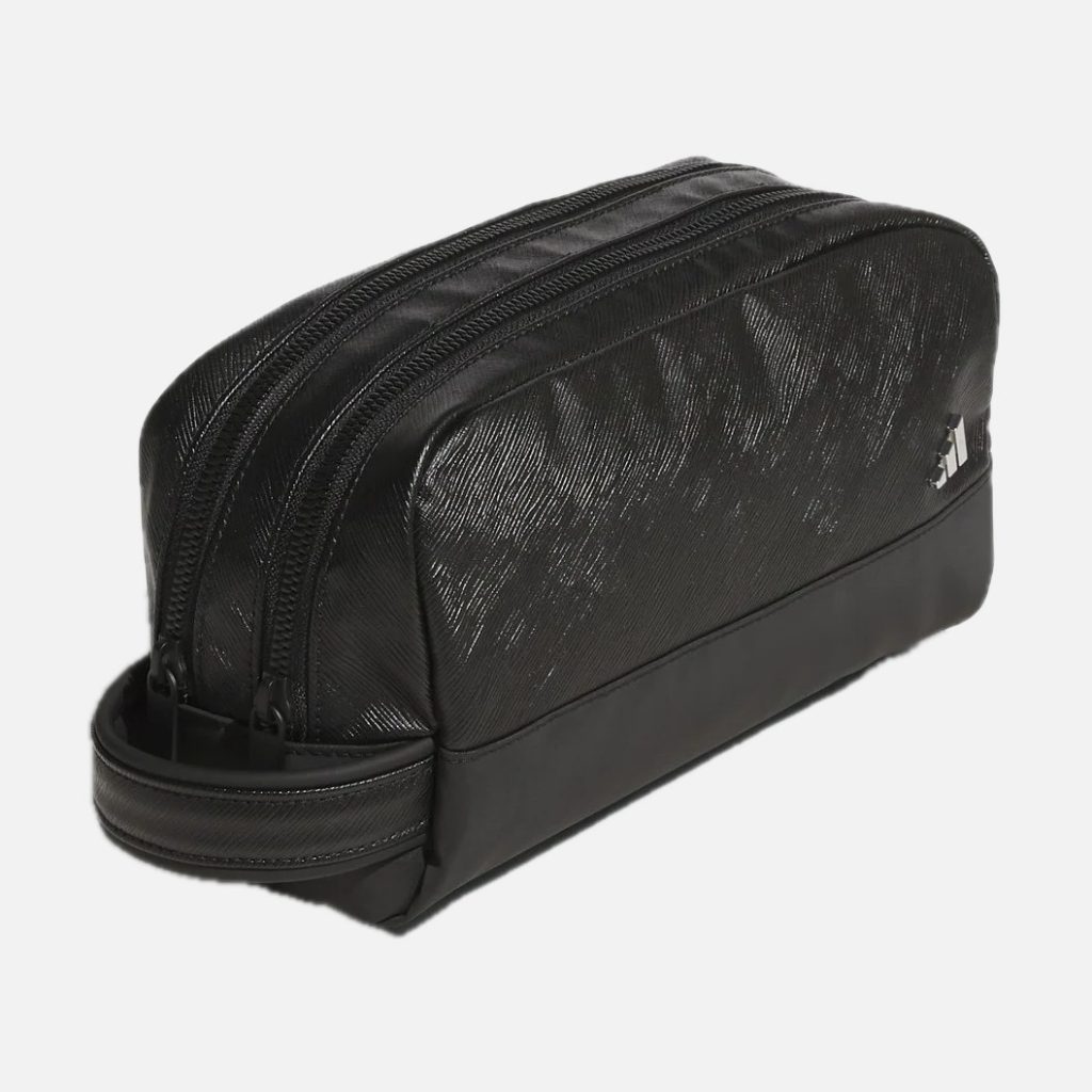 adidas Túi Pouch Da PU Khóa Kéo Kép