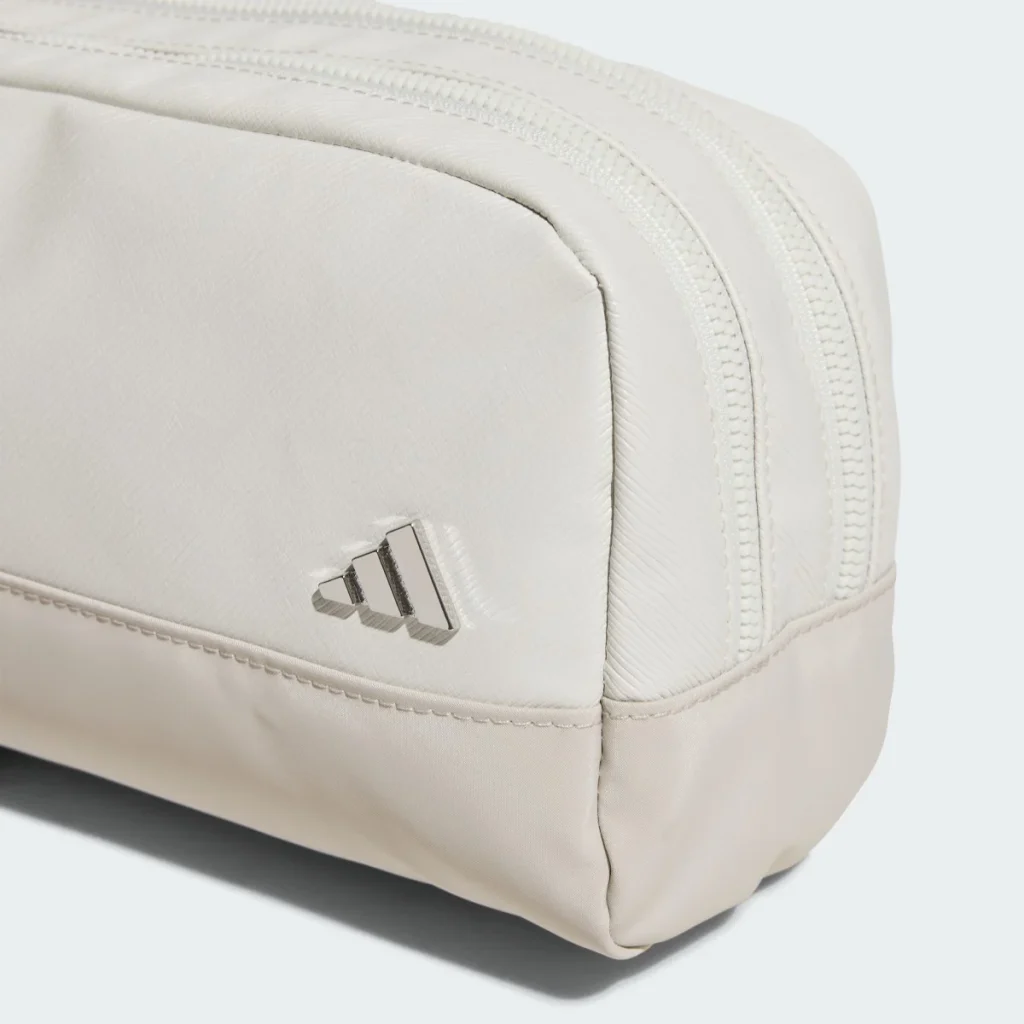 adidas Túi Pouch Da PU Khóa Kéo Kép