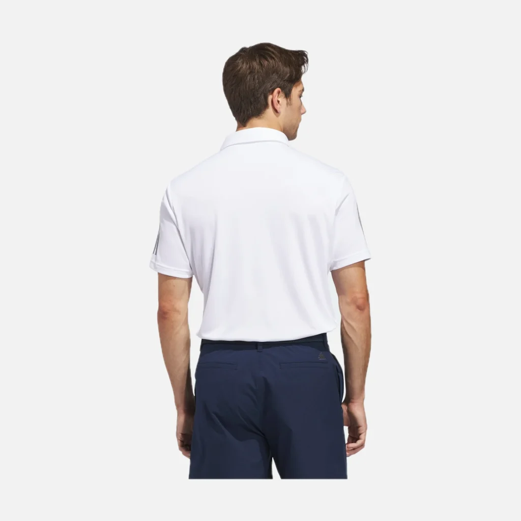 adidas Áo Polo Chuyên Dụng 3 Sọc – White
