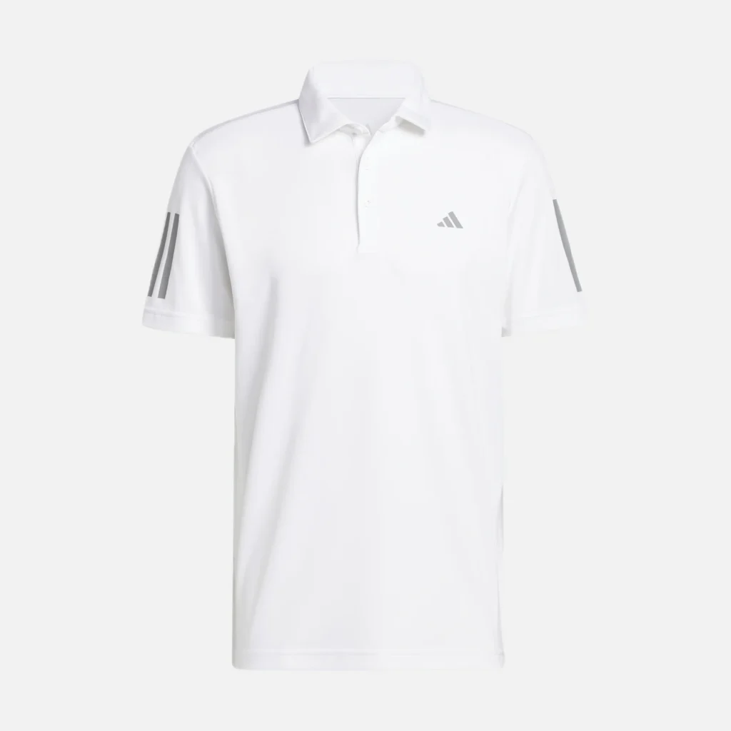 adidas Áo Polo Chuyên Dụng 3 Sọc – White