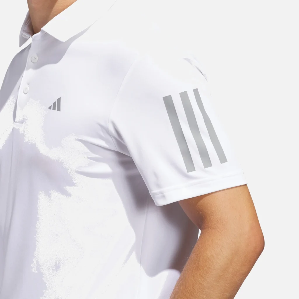 adidas Áo Polo Chuyên Dụng 3 Sọc – White