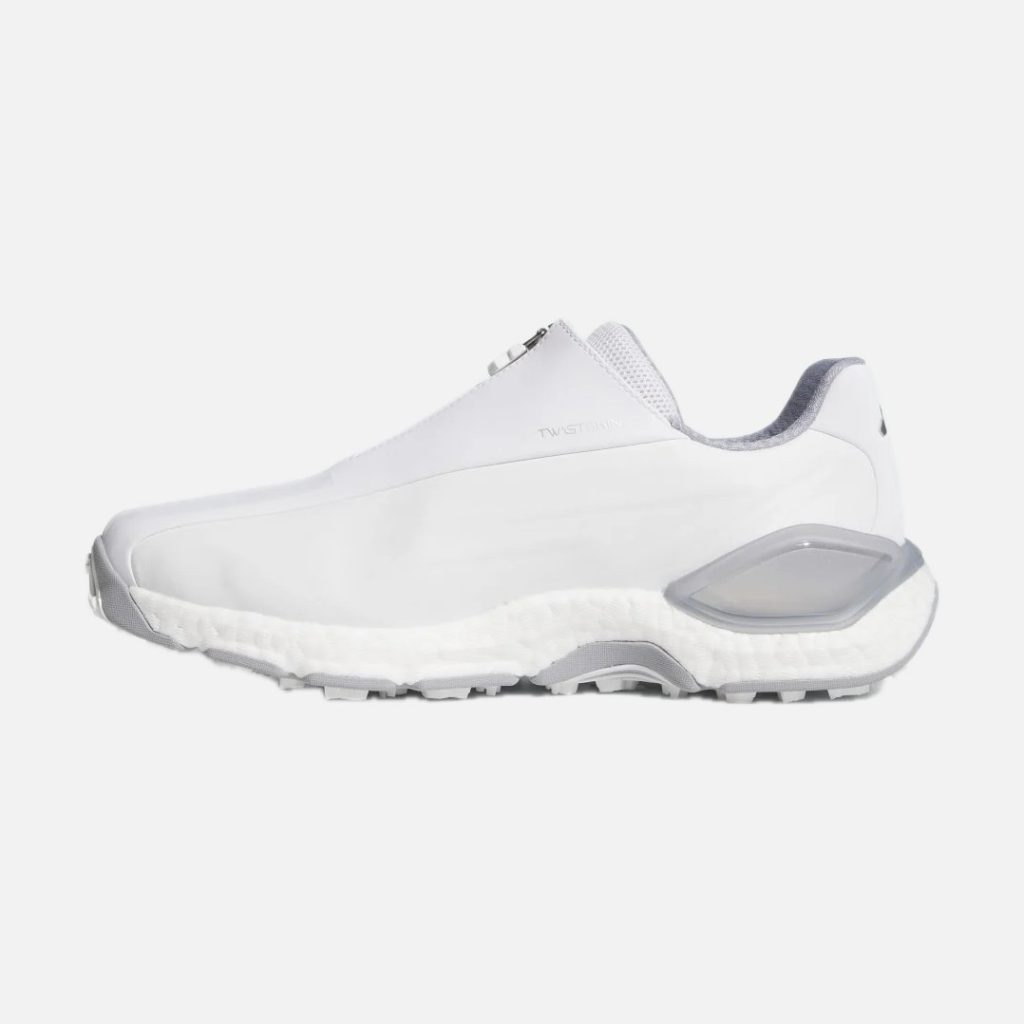 adidas Giày Golf Đinh Liền Codechaos 27 BOA – Nam – Cloud White / Silver Metallic / Halo Silver