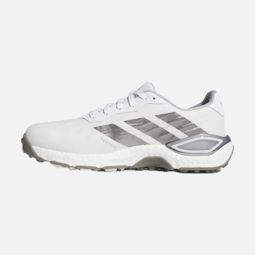 adidas Giày Golf Đinh Liền Codechaos 27 – Nam – Cloud White / Iron Metallic / Silver Metallic