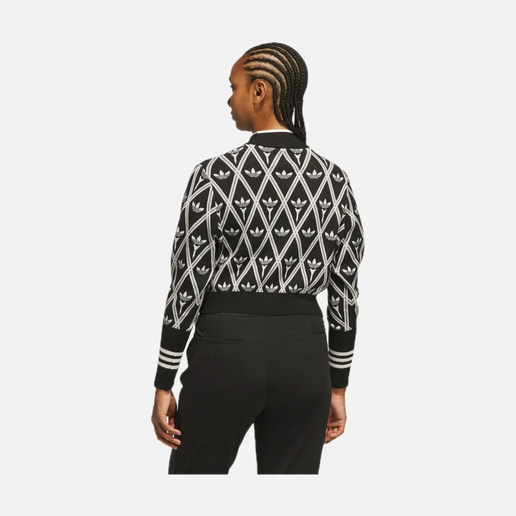 adidas Áo Len Cổ Lọ Originals Trefoil – Black