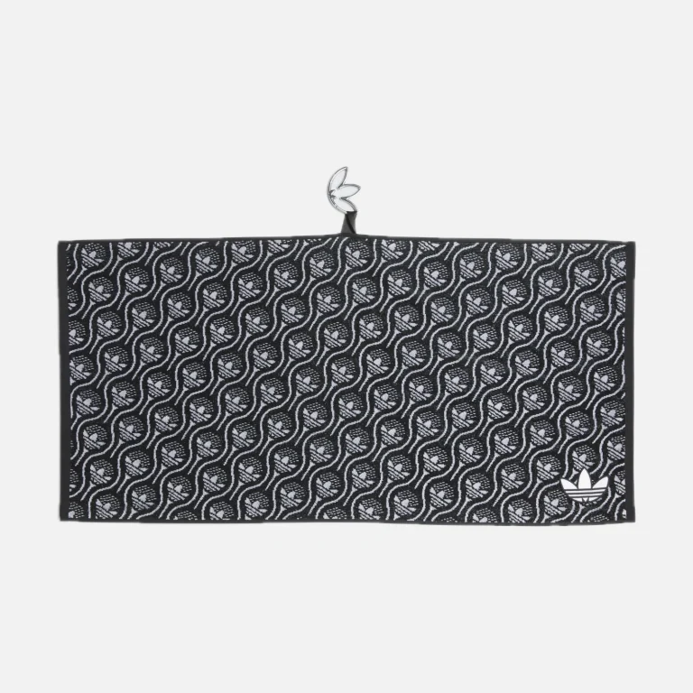 adidas Khăn Bông Phủ Họa Tiết Originals – Black