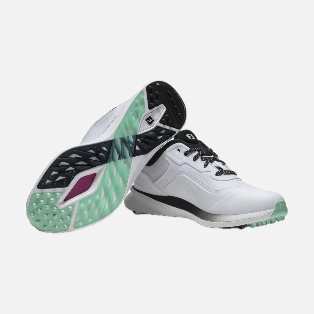 Giày Golf Đinh Liền FootJoy Pro/SL – Nam – White / Sea Glass / Black