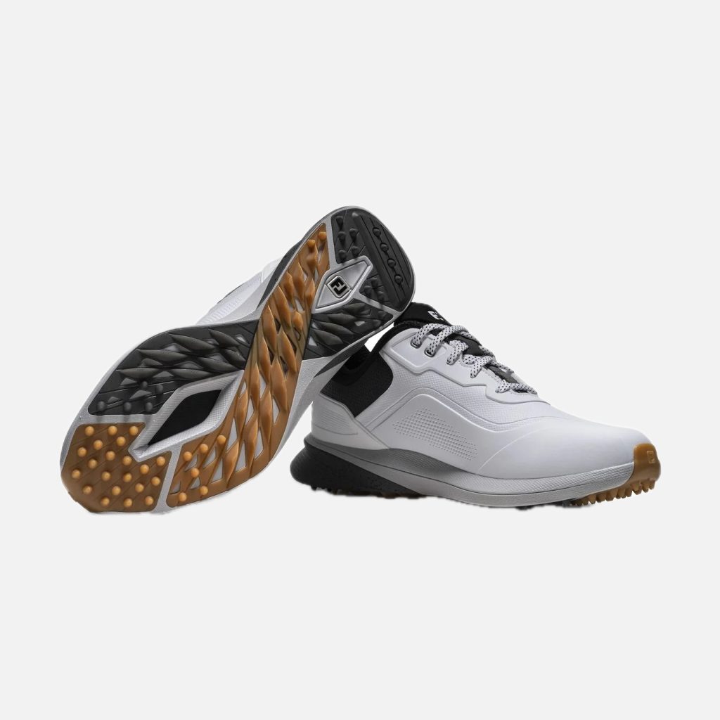 Giày Golf Đinh Liền FootJoy Pro/SL – Nam – White / Harbor Mist / Black / Gum