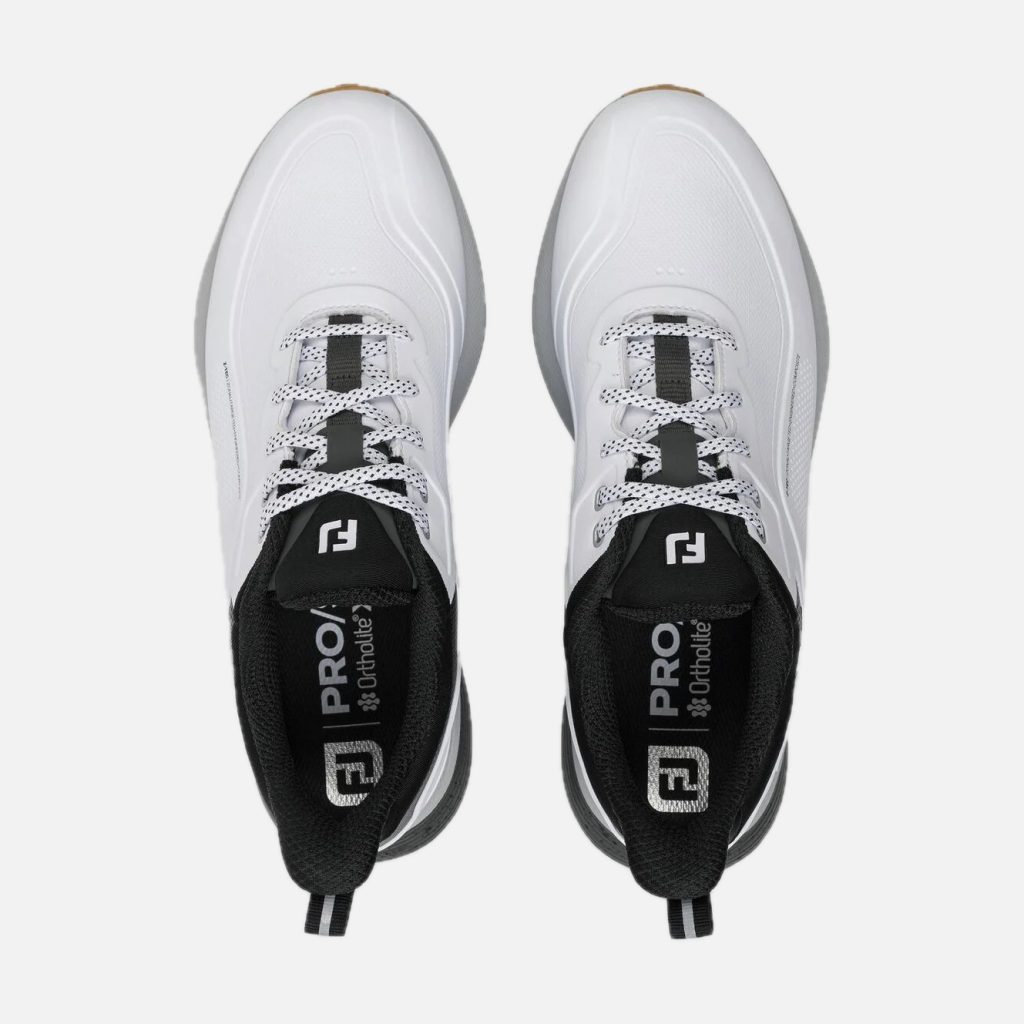 Giày Golf Đinh Liền FootJoy Pro/SL – Nam – White / Harbor Mist / Black / Gum