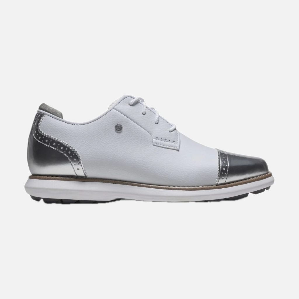 Giày Golf Đinh Liền FootJoy Traditions Cap Toe – Nữ