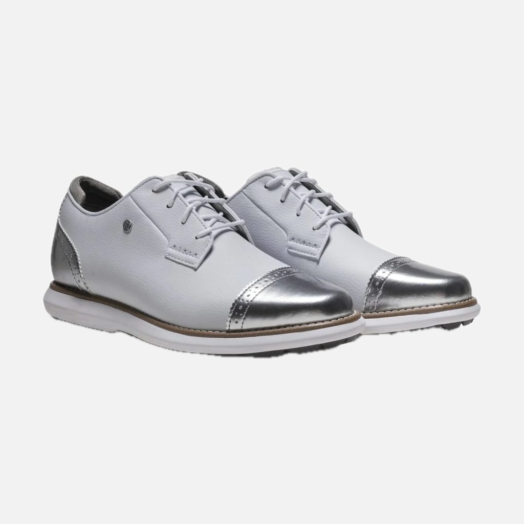Giày Golf Đinh Liền FootJoy Traditions Cap Toe – Nữ