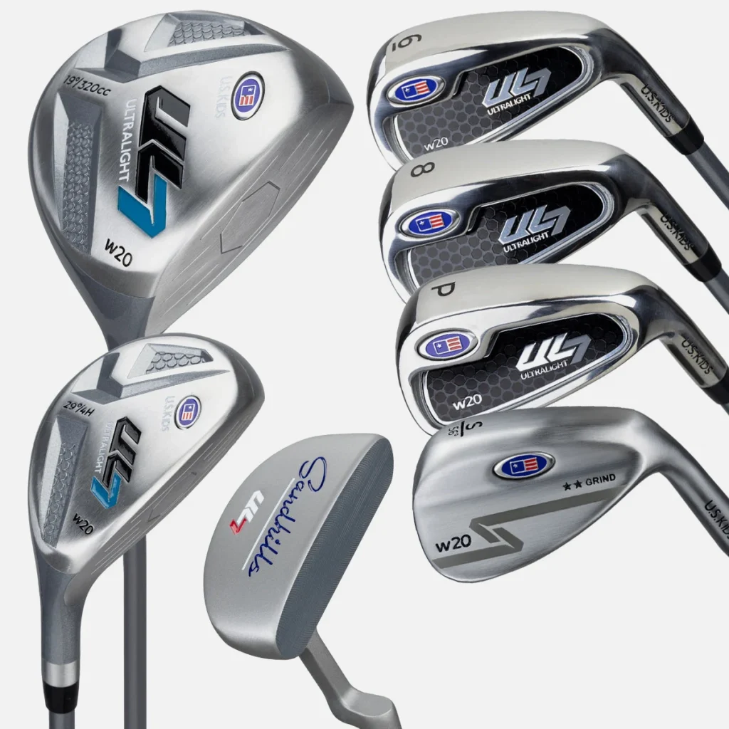 Bộ Gậy Trẻ Em U.S. Kids Golf UL7 (48″–51″) 7 Gậy Kèm Túi Đứng