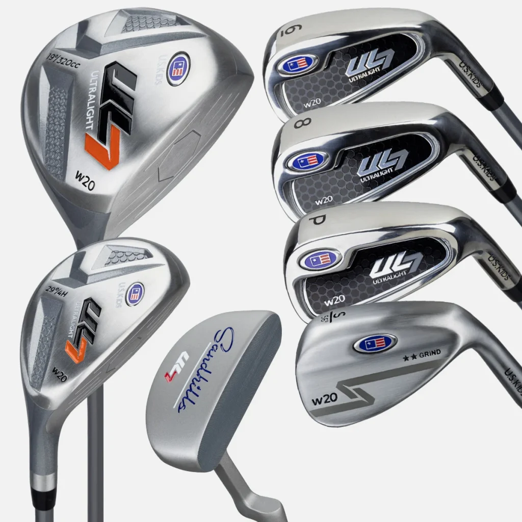 Bộ Gậy Trẻ Em U.S. Kids Golf UL7 (51″–54″) 7 Gậy Kèm Túi Đứng