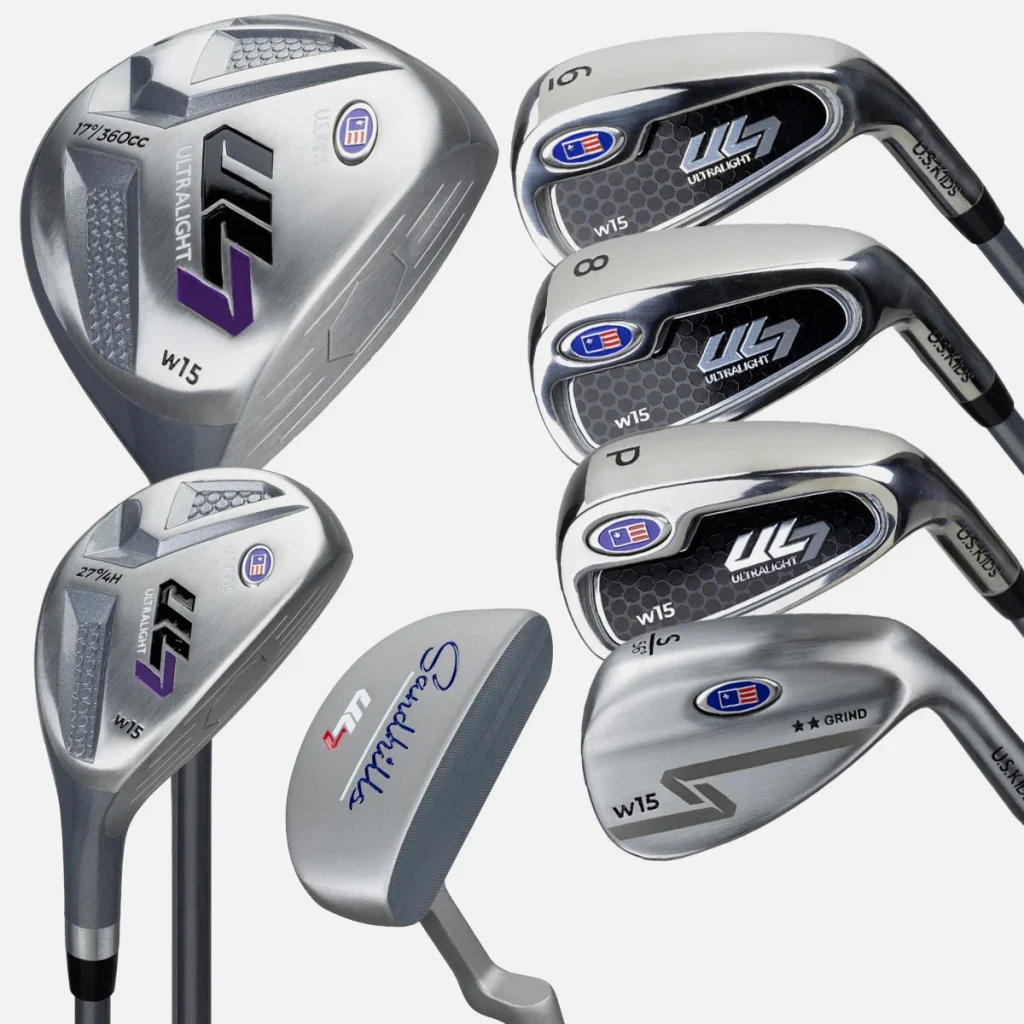 Bộ Gậy Trẻ Em U.S. Kids Golf UL7 (54″–57″) 7 Gậy Kèm Túi Đứng