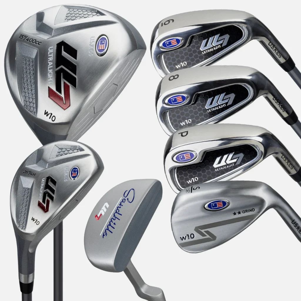 Bộ Gậy Trẻ Em U.S. Kids Golf UL7 (60″–63″) 7 Gậy Kèm Túi Đứng
