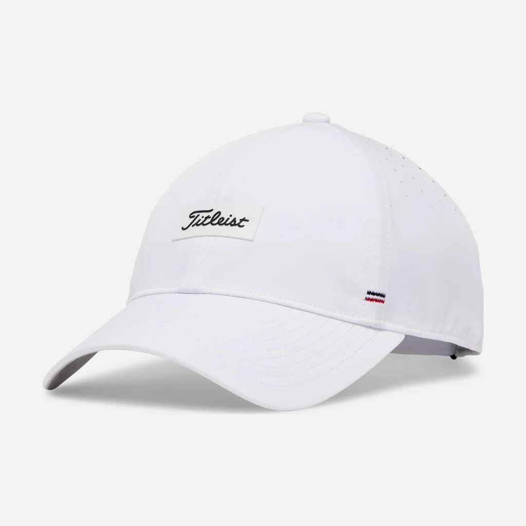 Mũ golf Titleist Charleston Breezer – White / White / Black