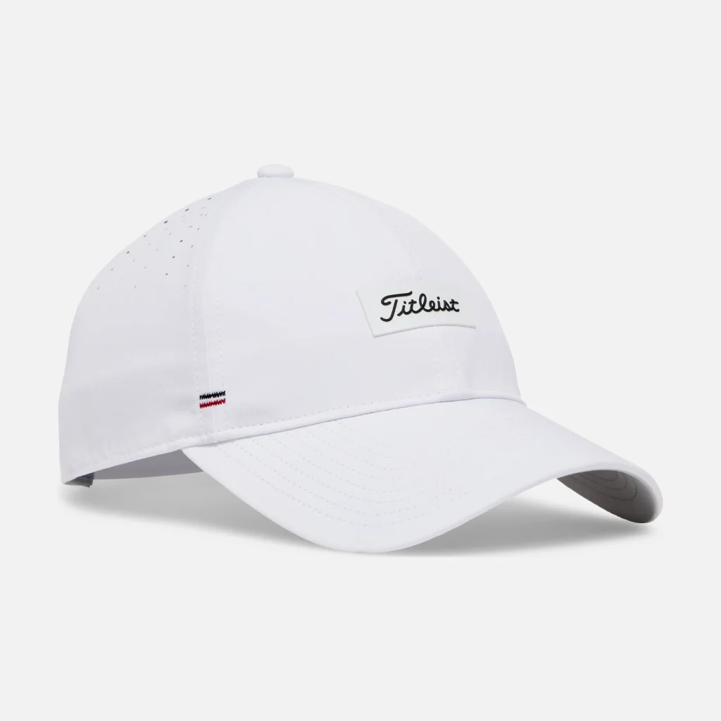 Mũ golf Titleist Charleston Breezer – White / White / Black
