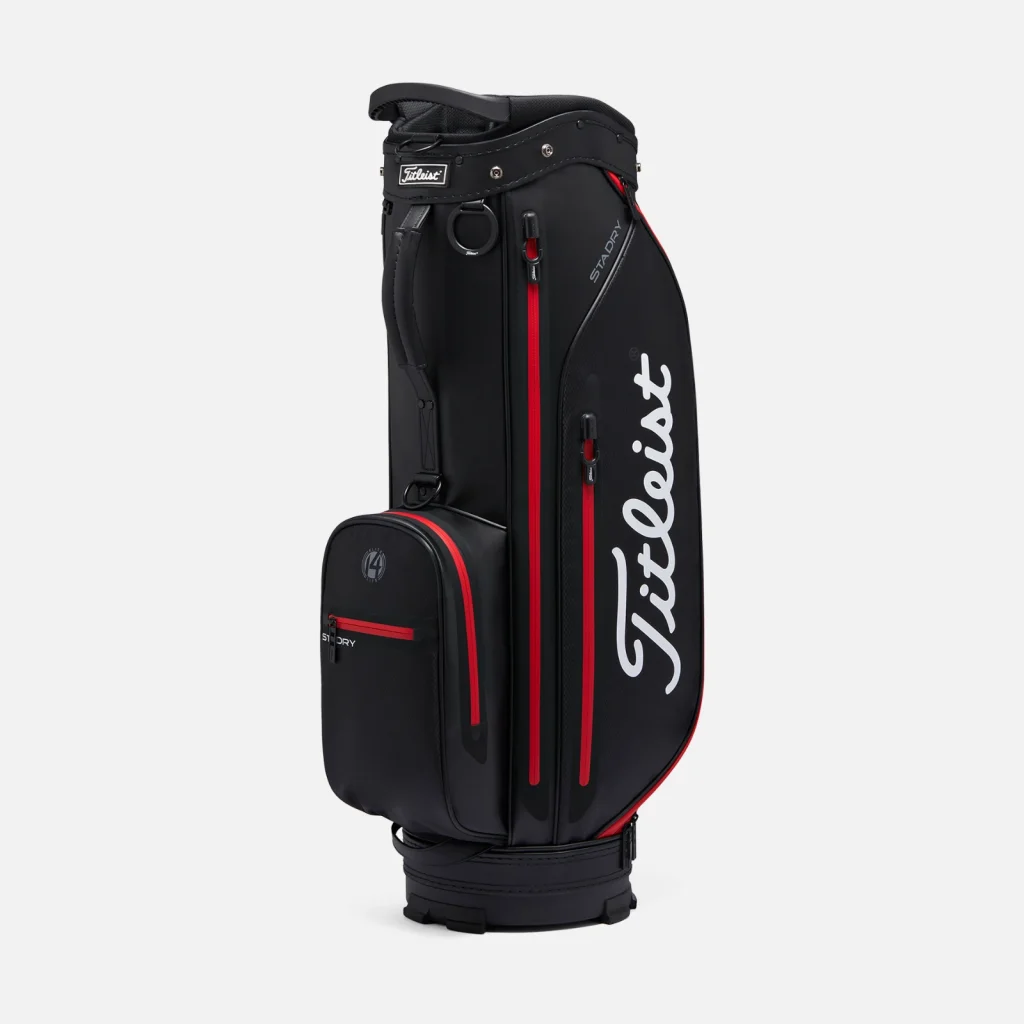 Túi Gậy Titleist Elite Lite 14 StaDry Cart Bag – Black / Black / Red
