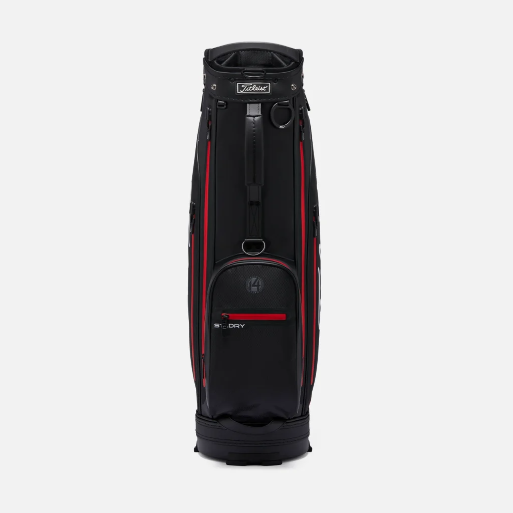 Túi Gậy Titleist Elite Lite 14 StaDry Cart Bag – Black / Black / Red