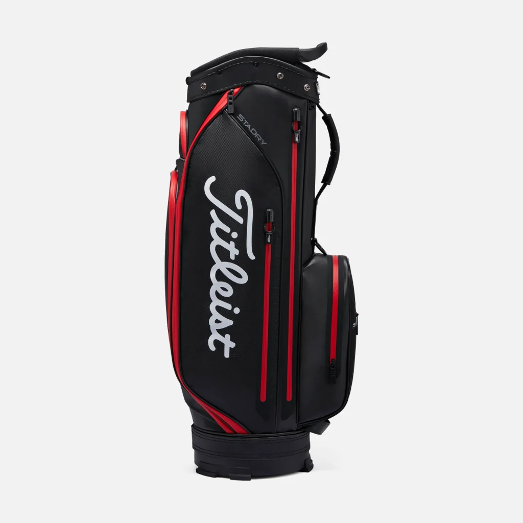 Túi Gậy Titleist Elite Lite 14 StaDry Cart Bag – Black / Black / Red