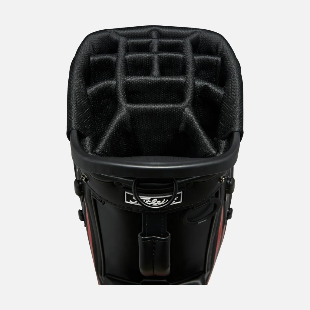 Túi Gậy Titleist Elite Lite 14 StaDry Cart Bag – Black / Black / Red