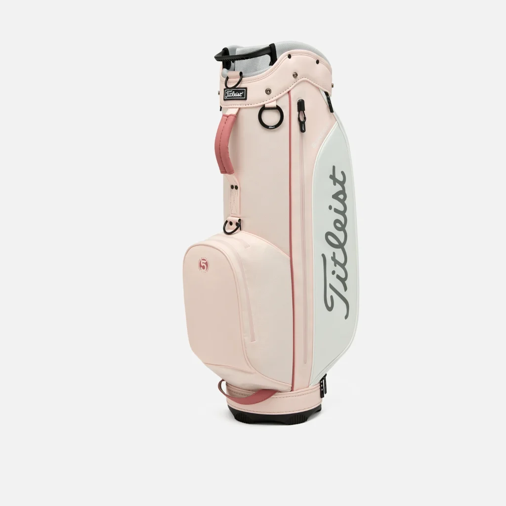 Túi Gậy Titleist Elite Lite 5 StaDry Cart Bag – White / Pale Pink / Sedona