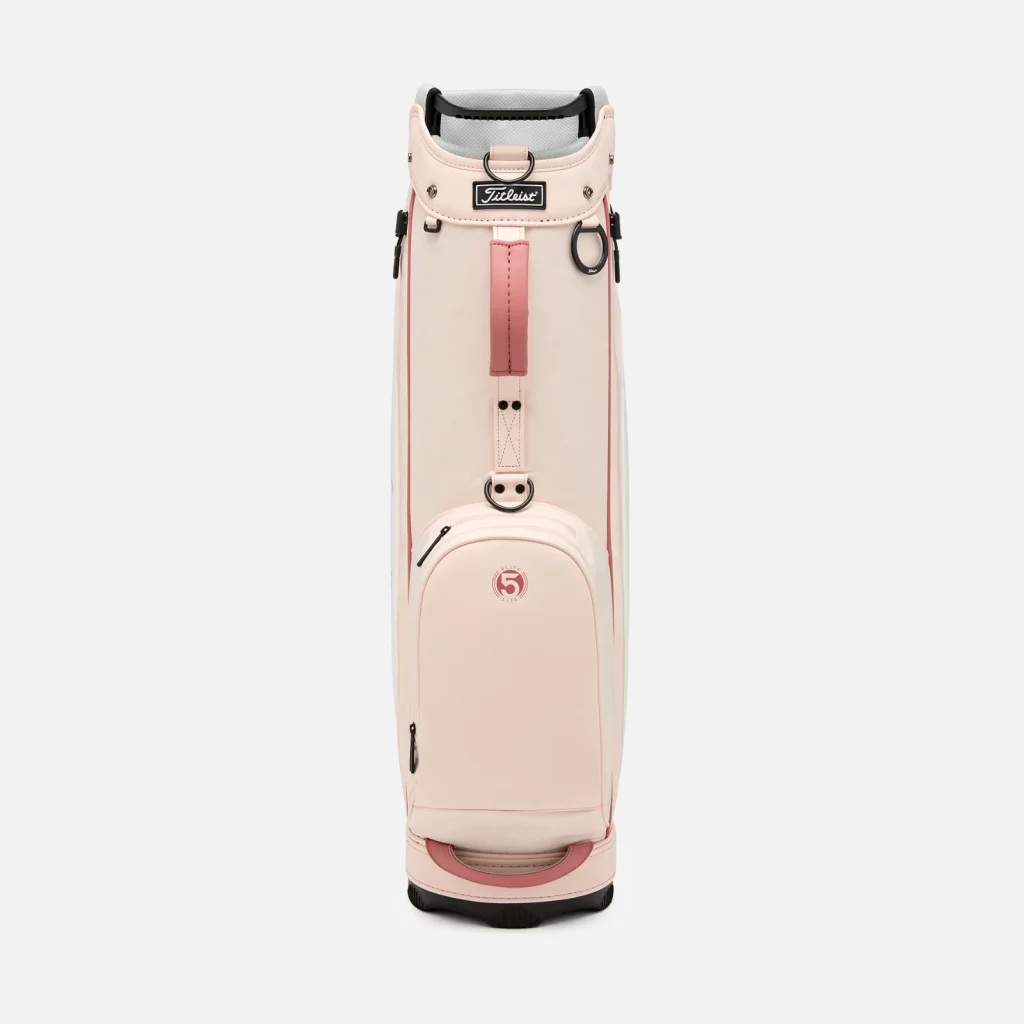 Túi Gậy Titleist Elite Lite 5 StaDry Cart Bag – White / Pale Pink / Sedona