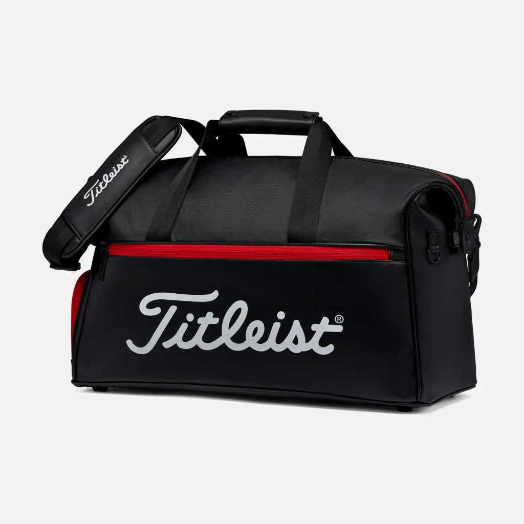 Túi Boston Titleist Elite Lite Boston Bag – Black / Black / Red