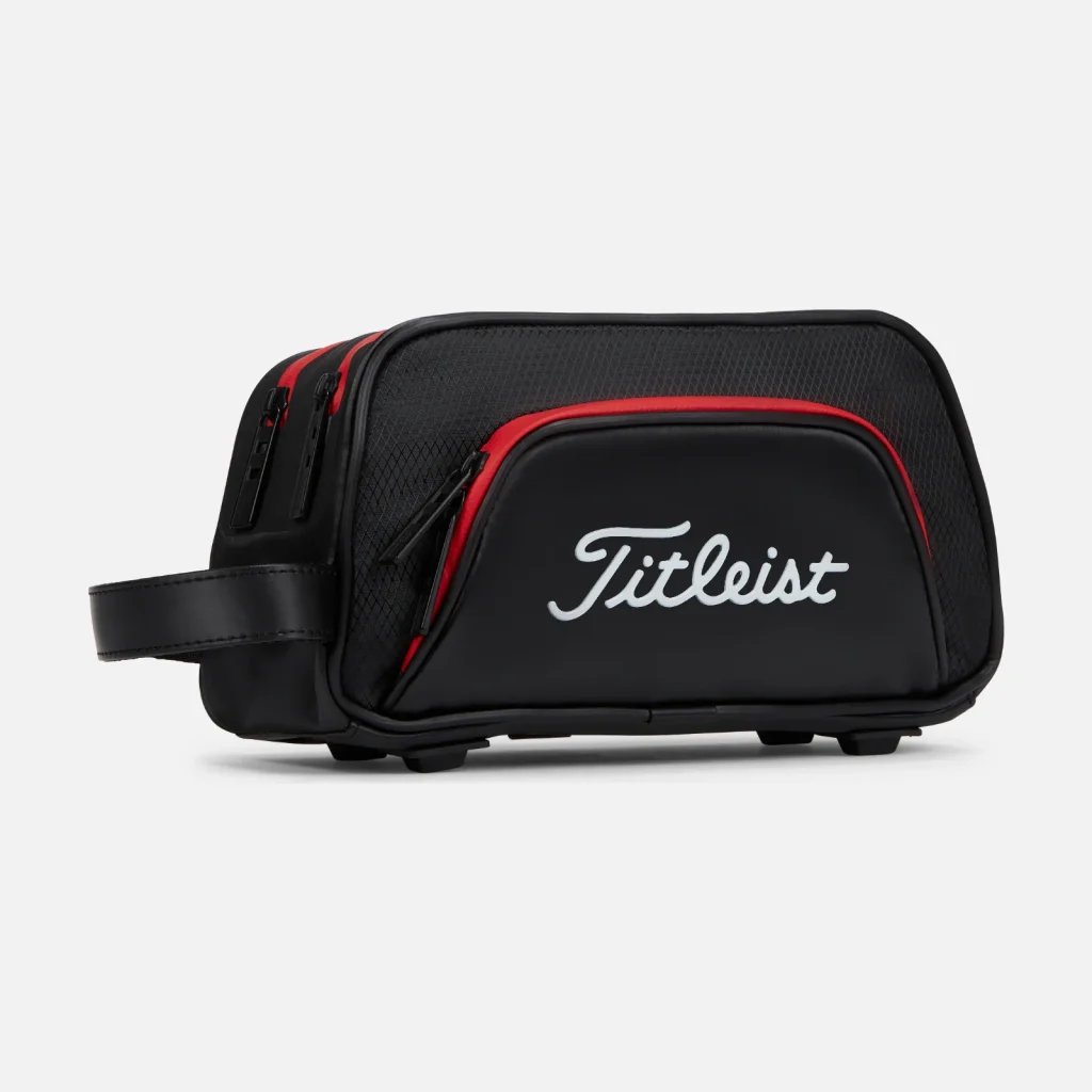 Túi Pouch Titleist Elite Lite StaDry Pouch – Black / Black / Red