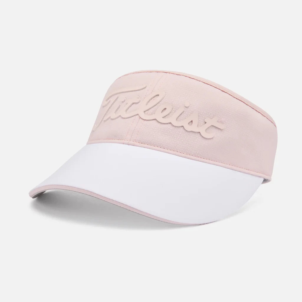 Mũ nửa đầu Titleist High Profile Visor – Pale Pink / White
