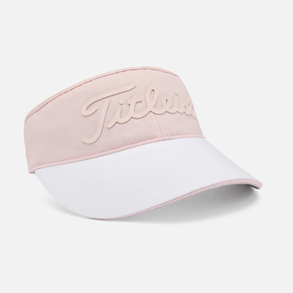 Mũ nửa đầu Titleist High Profile Visor – Pale Pink / White
