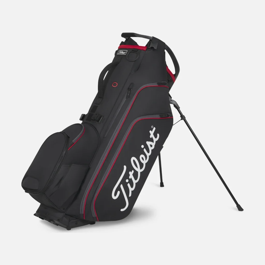 Túi Gậy Titleist Hybrid 14 – Black / Black / Red