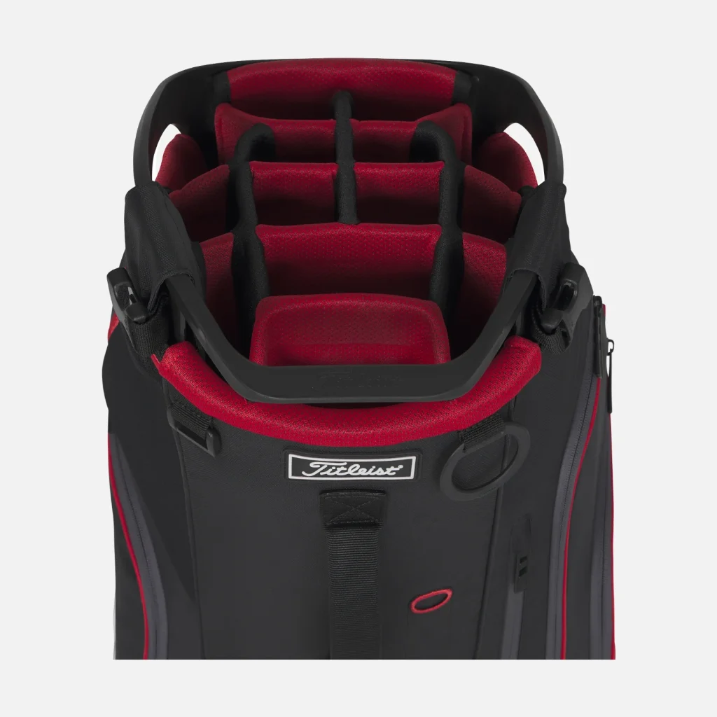 Túi Gậy Titleist Hybrid 14 – Black / Black / Red