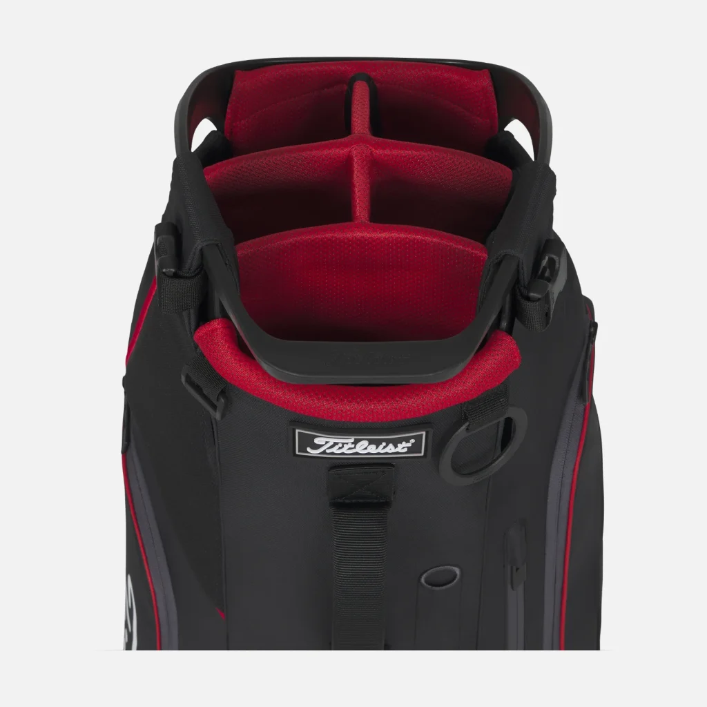 Túi Gậy Titleist Hybrid 5 – Black / Black / Red