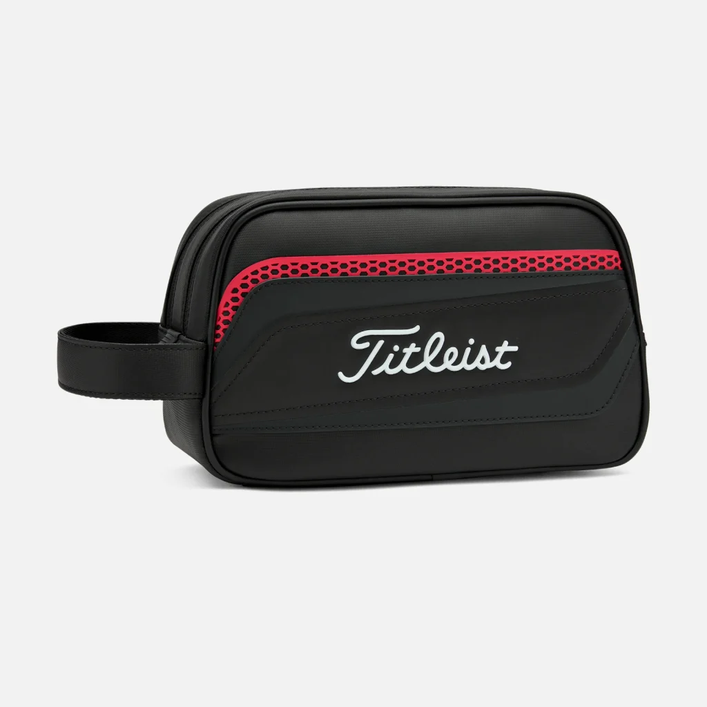 Túi Pouch Titleist Performance Pouch – Black / Black / Red