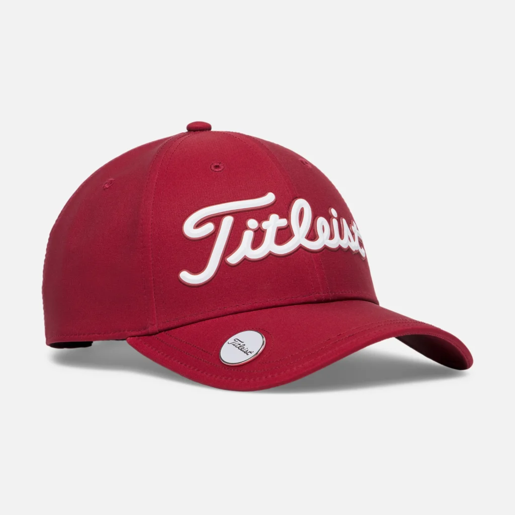 Mũ golf Titleist Players Ball Marker – Crimson / White