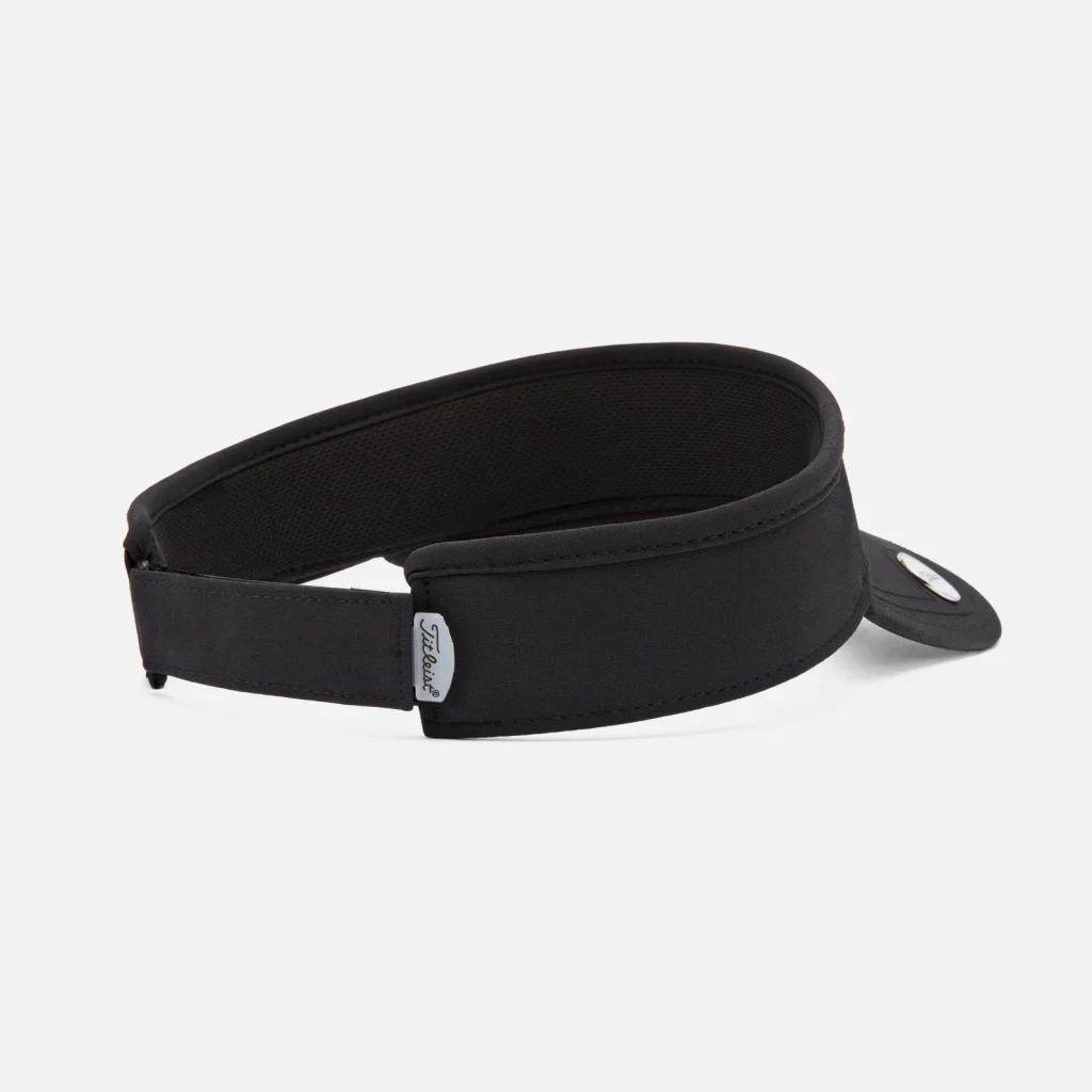 Mũ nửa đầu Titleist Players Ball Marker Visor – Black / Black