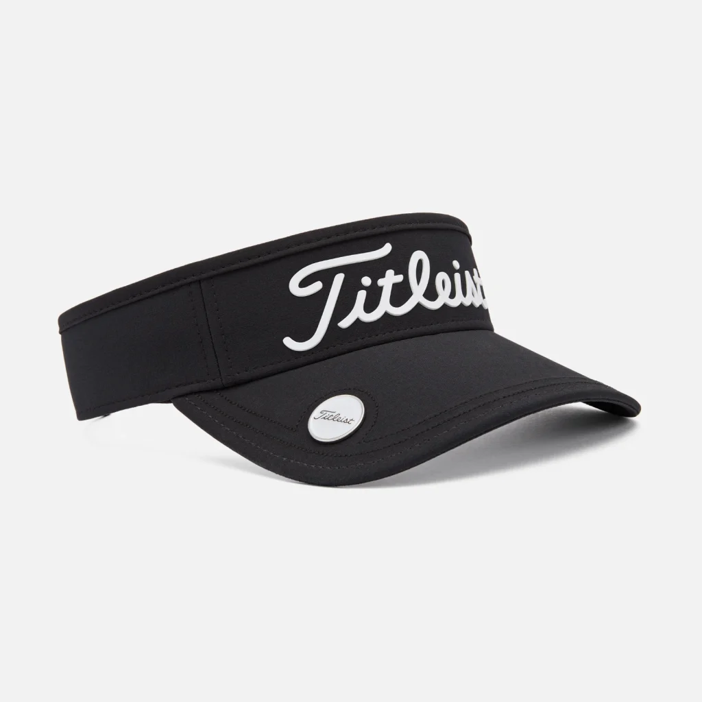 Mũ nửa đầu Titleist Players Ball Marker Visor – Black / White