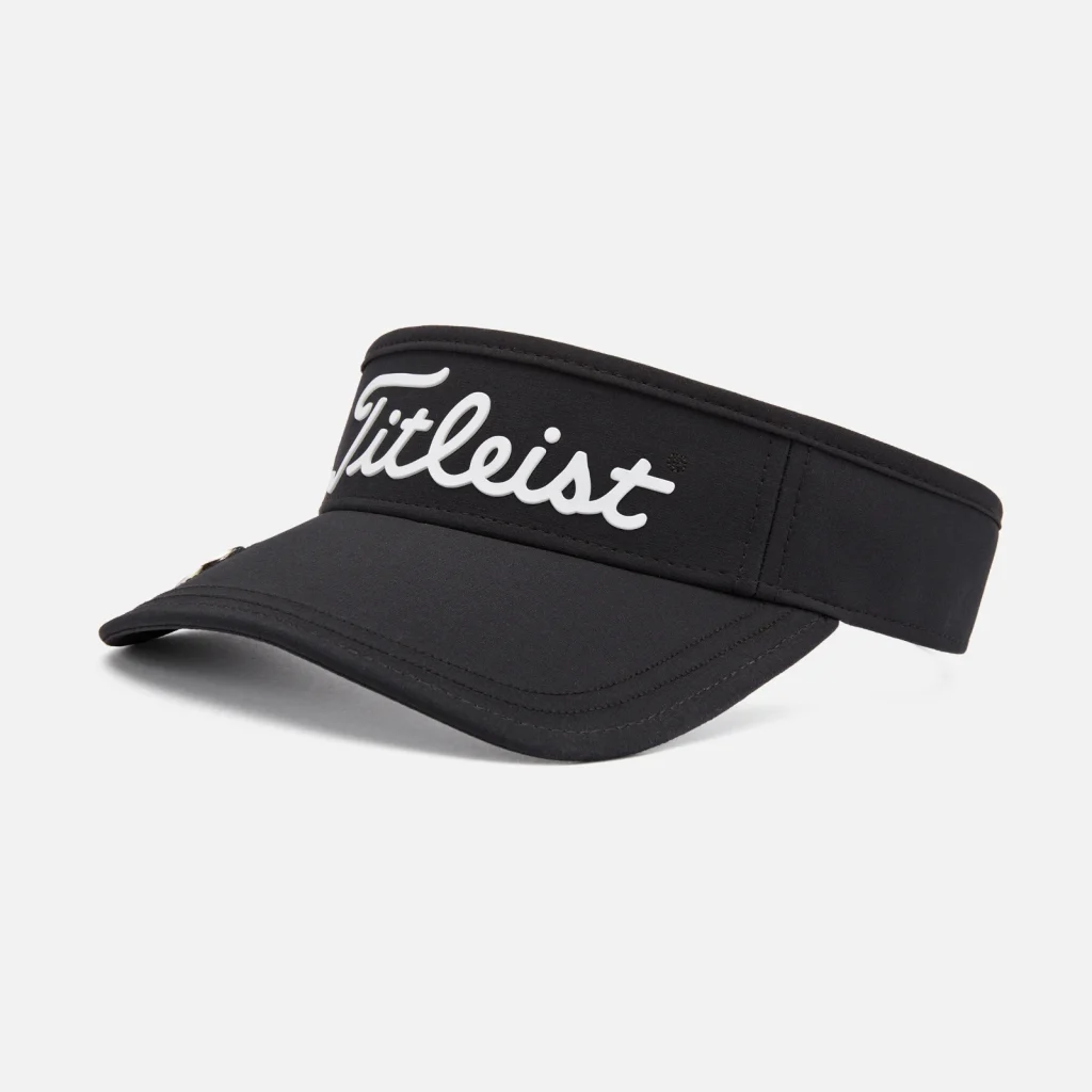 Mũ nửa đầu Titleist Players Ball Marker Visor – Black / White