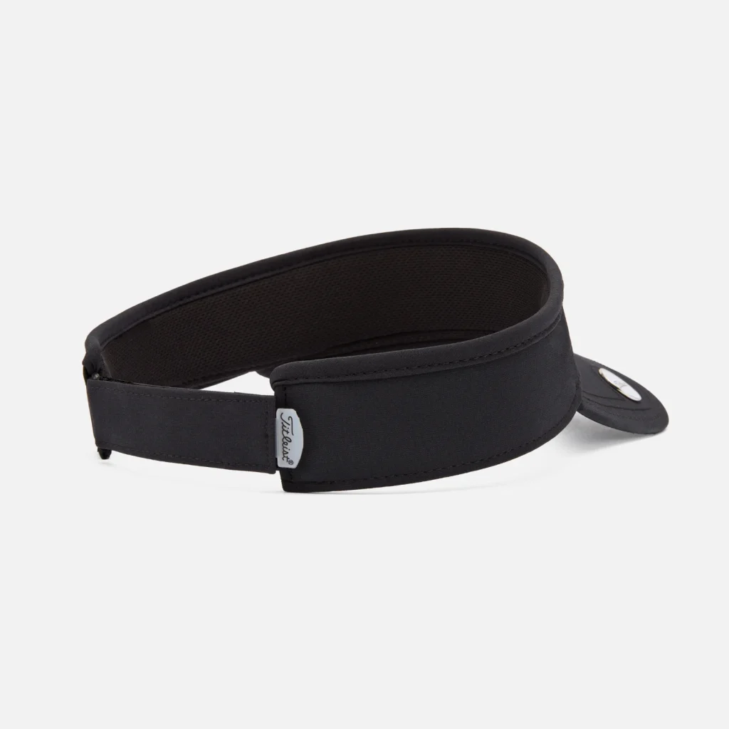 Mũ nửa đầu Titleist Players Ball Marker Visor – Black / White