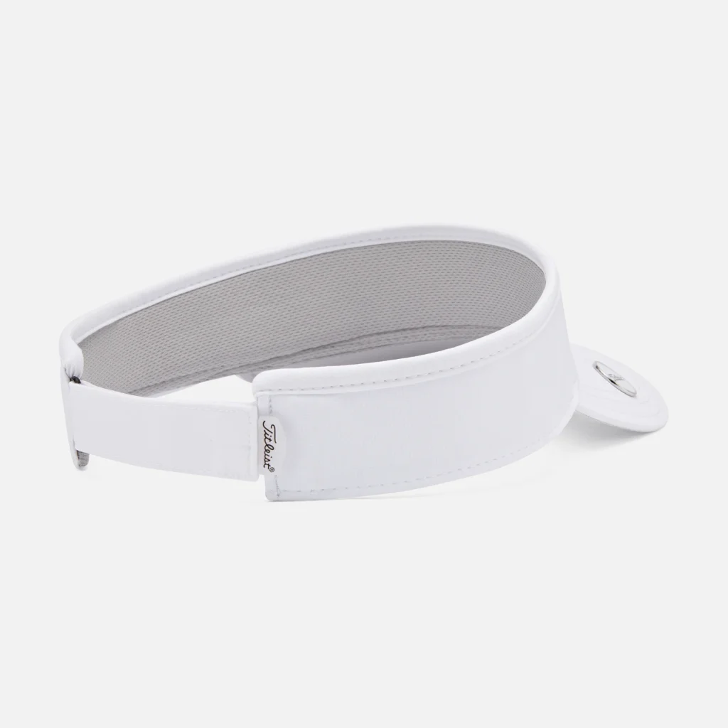 Mũ nửa đầu Titleist Players Ball Marker Visor – White / Black